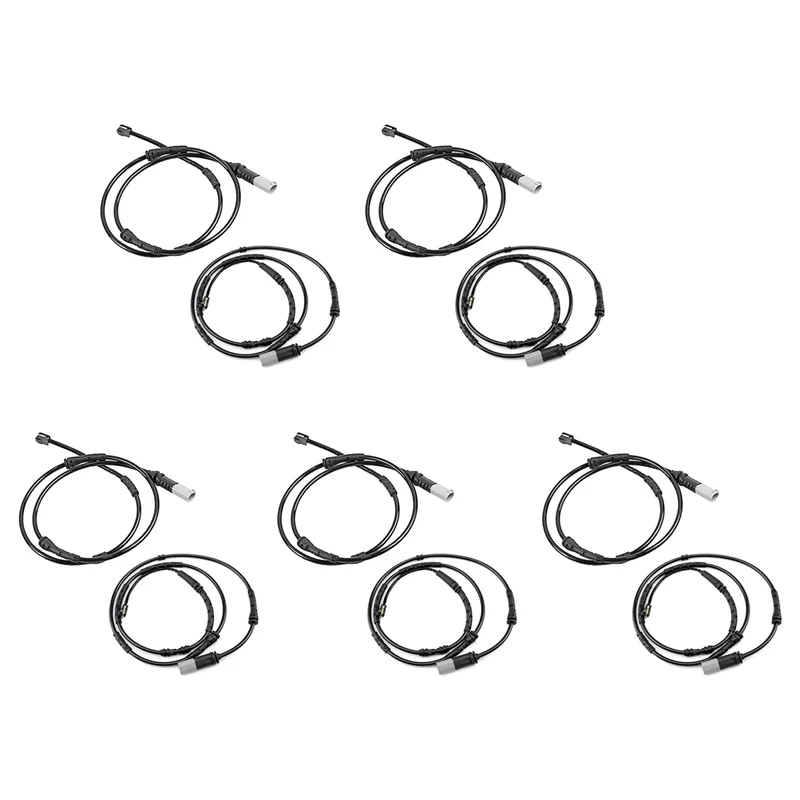 

10X комплект датчиков износа передних и задних тормозных колодок для BMW X3 F25 X4 F26, автомобильные аксессуары, тормозные магистрали 34356790303 + 34356790304