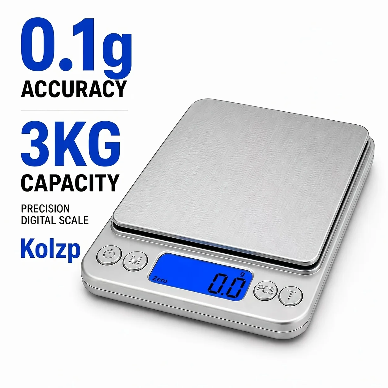0.1g High Accuracy Digital Postal Scale Portable Compact Jewelry Counting Scale Multifunctional Weigh Scale Office Business Holi