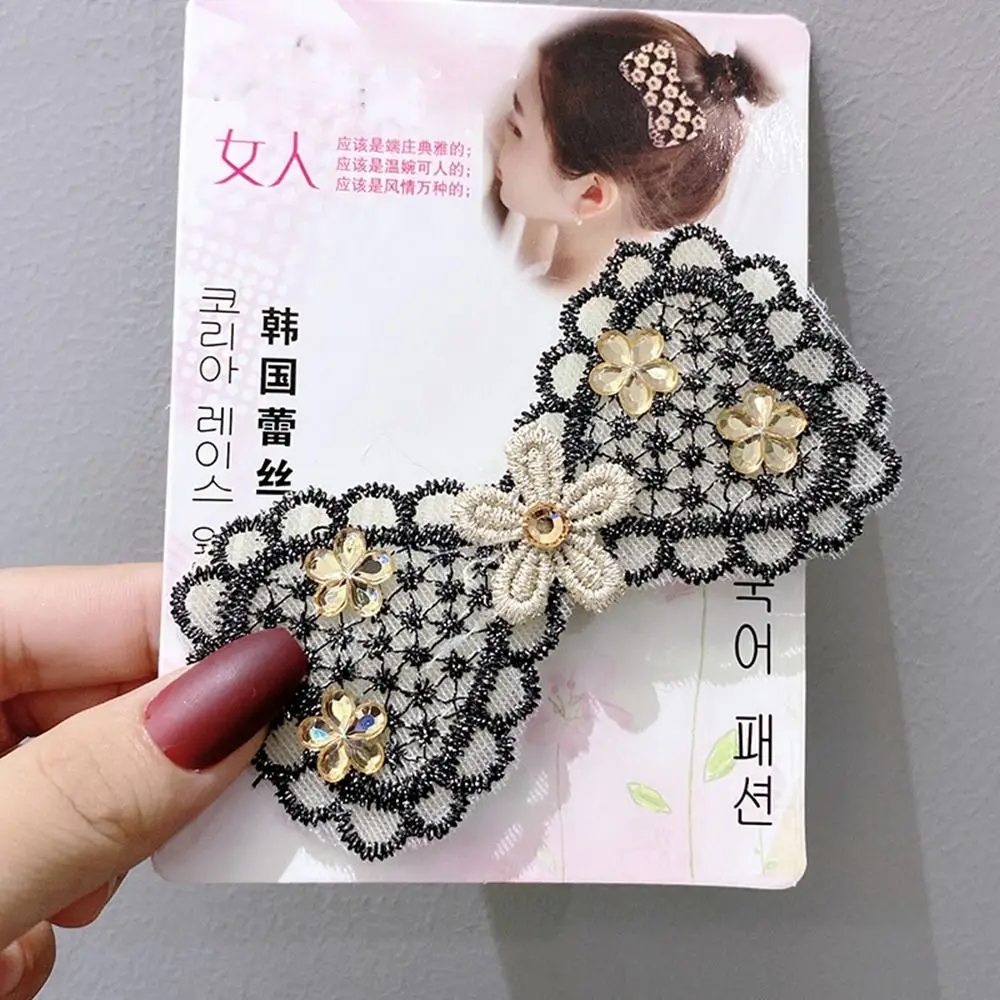 

Sweet Flower Seamless Magic Paste Bow Butterfly Bangs Paste Headwear Hair Clip Children