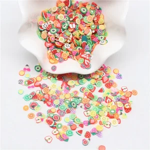 Boxi Slime Star Flower Heart Candy Fruit Searts Multiserie Polymer Clay Sprinkles Diy Arte de uñas ACCESORIOS HACIDOS 10G 12 Mejores Sprinkles de arcilla de polímero de ventas - №2