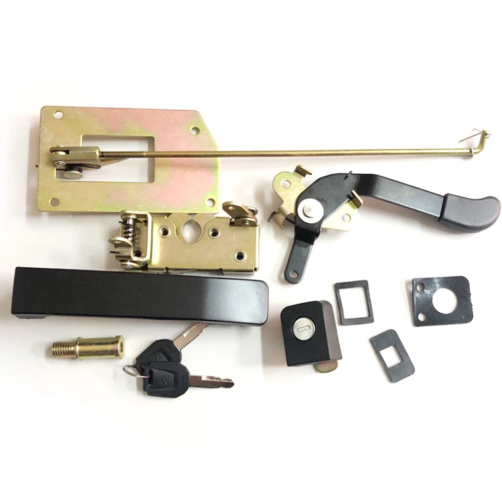 For Sany SY205 215-10 305 bar 10 cab door lock assembly Porsche lock cylinder excavator accessories