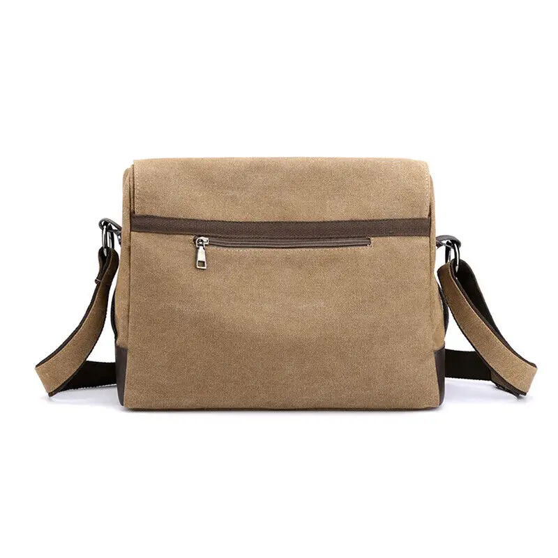 Canvas Messenger Bag For Men Casual Hiking Travel Men's Crossbody Bags Briefcase Shoulder Bag New Fashion Large Capacity Handbag