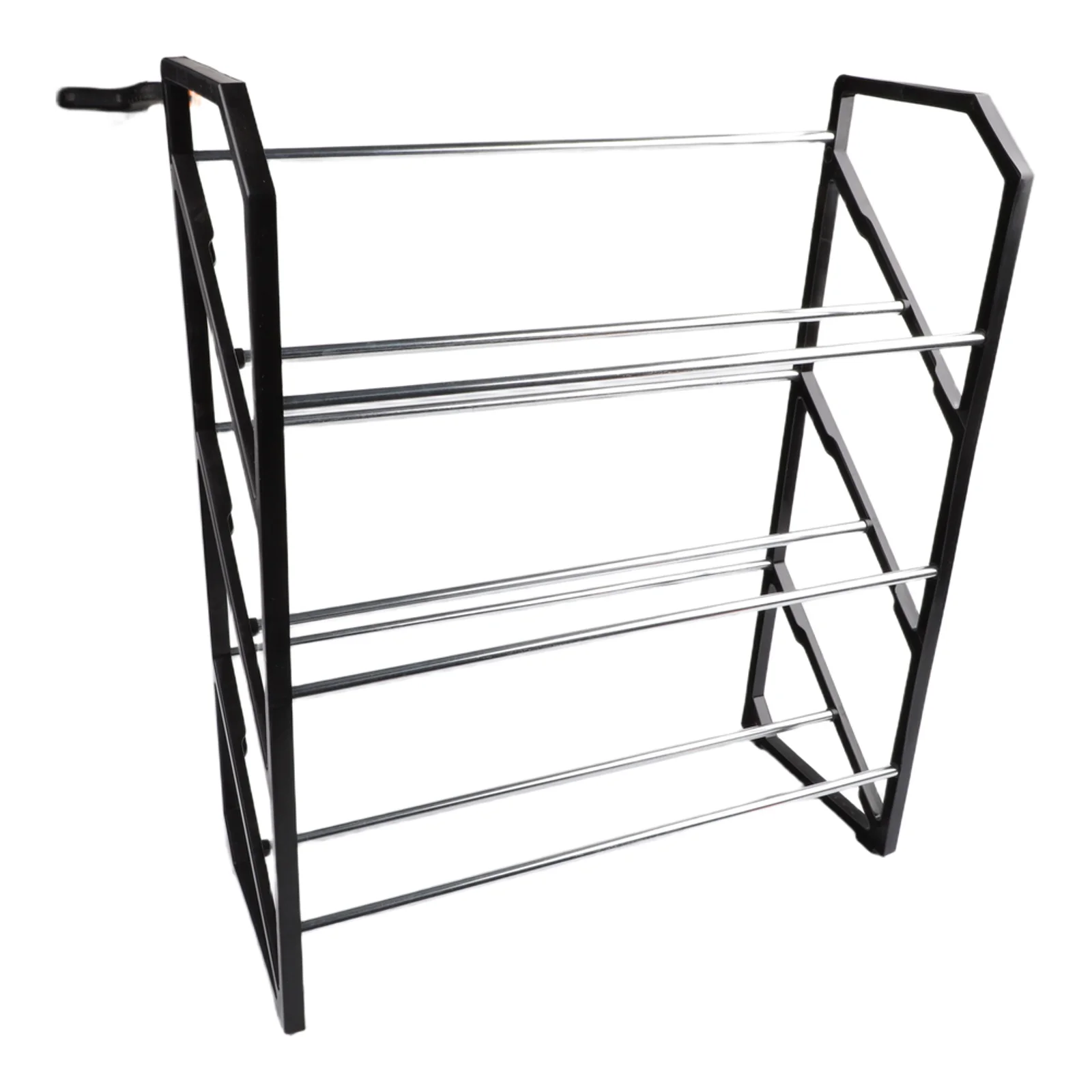 

X Frame Ladder Shoe Rack for Maximizing Vertical Space in Small Areas Such as Dorm Rooms Entryways Living Rooms Bedrooms