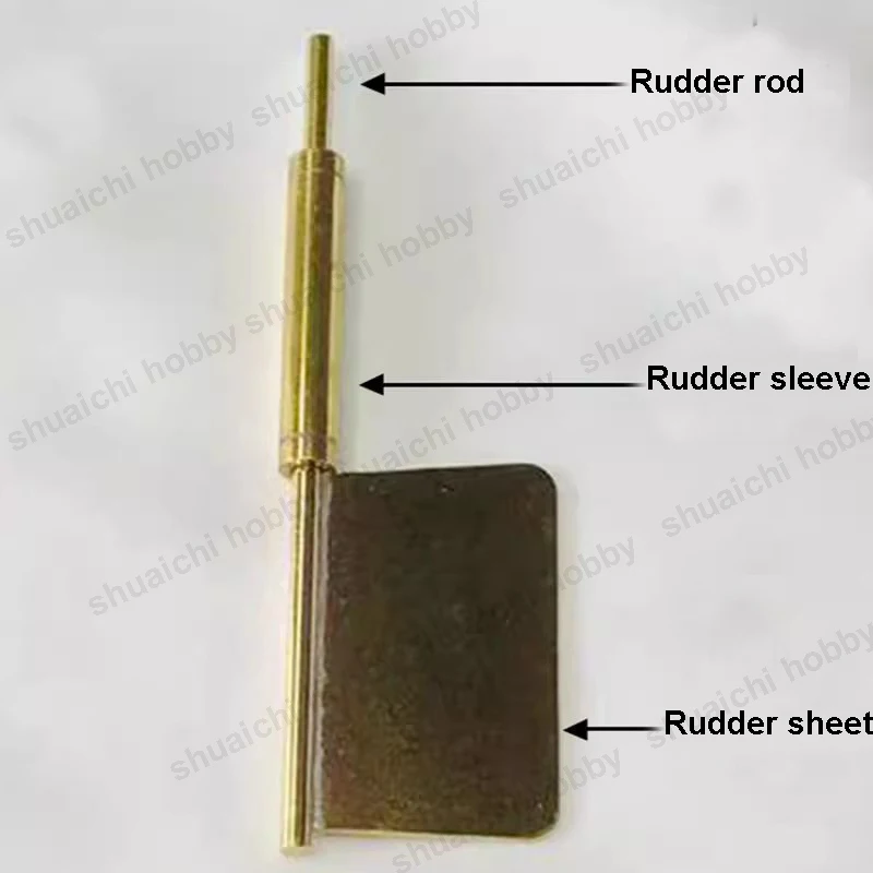 2PCS Contago Sterzo Trapezoidale Invertito Asta 3mm Altezza Manica 25/30/35/40mm Parti di Montaggio In Ottone per RC Simulazione Nave Barca
