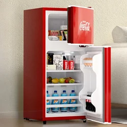 Small refrigerator Household mini freezer dormitory rental beverage beverage freezing refrigerated energy saving display cabinet