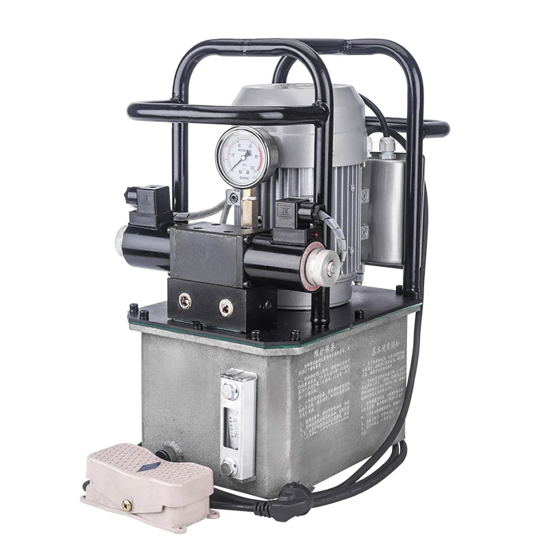 

Foot-operated Ultra-high Pressure Automatic Return Hydraulic Pump Station Double-circuit Electric 750w