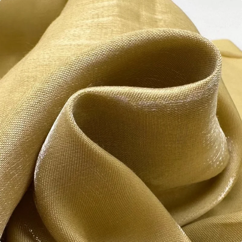 

Gradient satin fabric shiny rainbow clothing fabric sewn dress ，shirt， skirt, DIY fabric