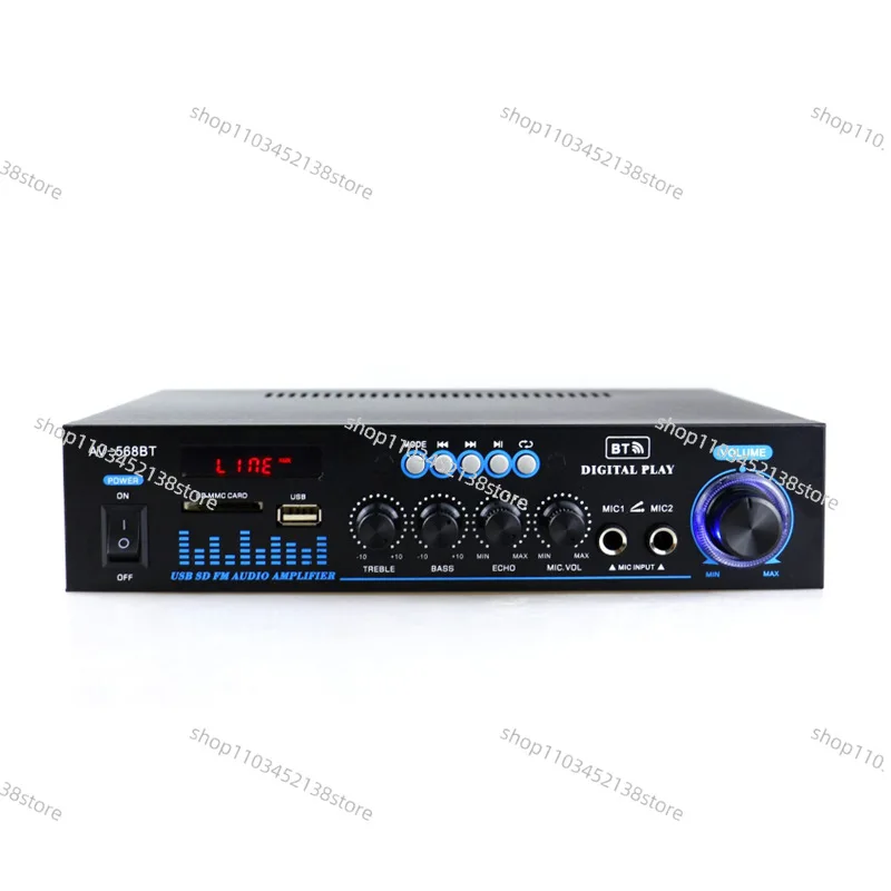 

Mini Mini Amplifier with USB Flash Drive for Receiving Audio, DC 12V 220V Bluetooth Amplifier