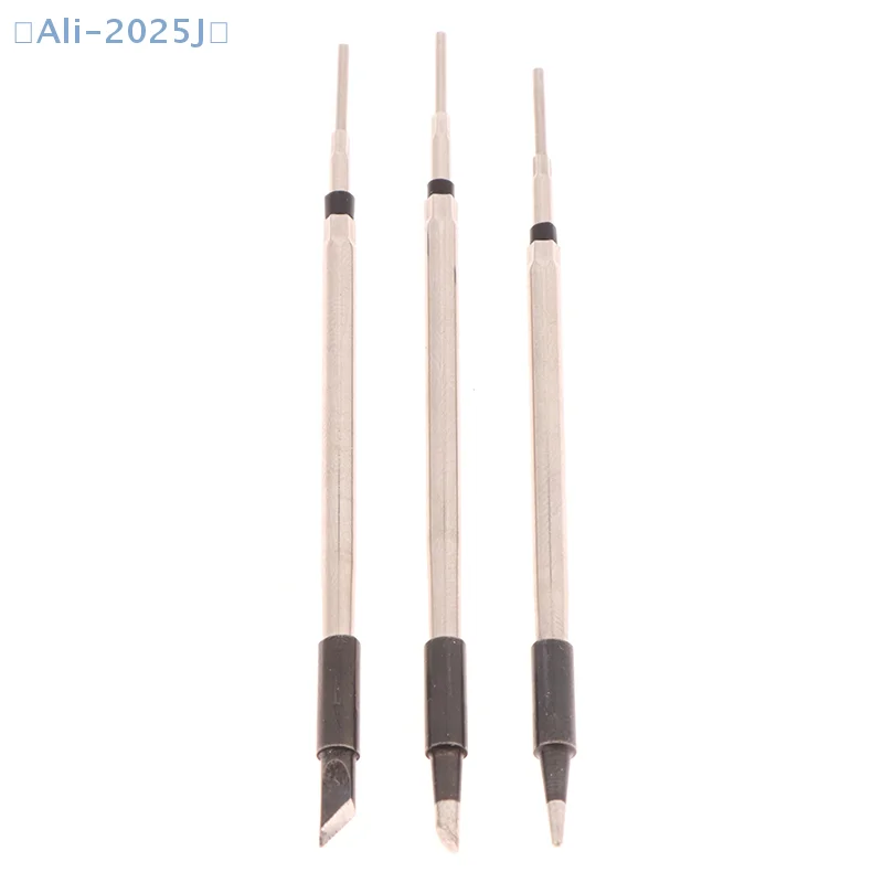 【J】Ceramic Heating Core Soldering Iron Tip Blade Tip Horseshoe Tip Round Pointed Stainless Steel Soldering Iron Tool Accessories
