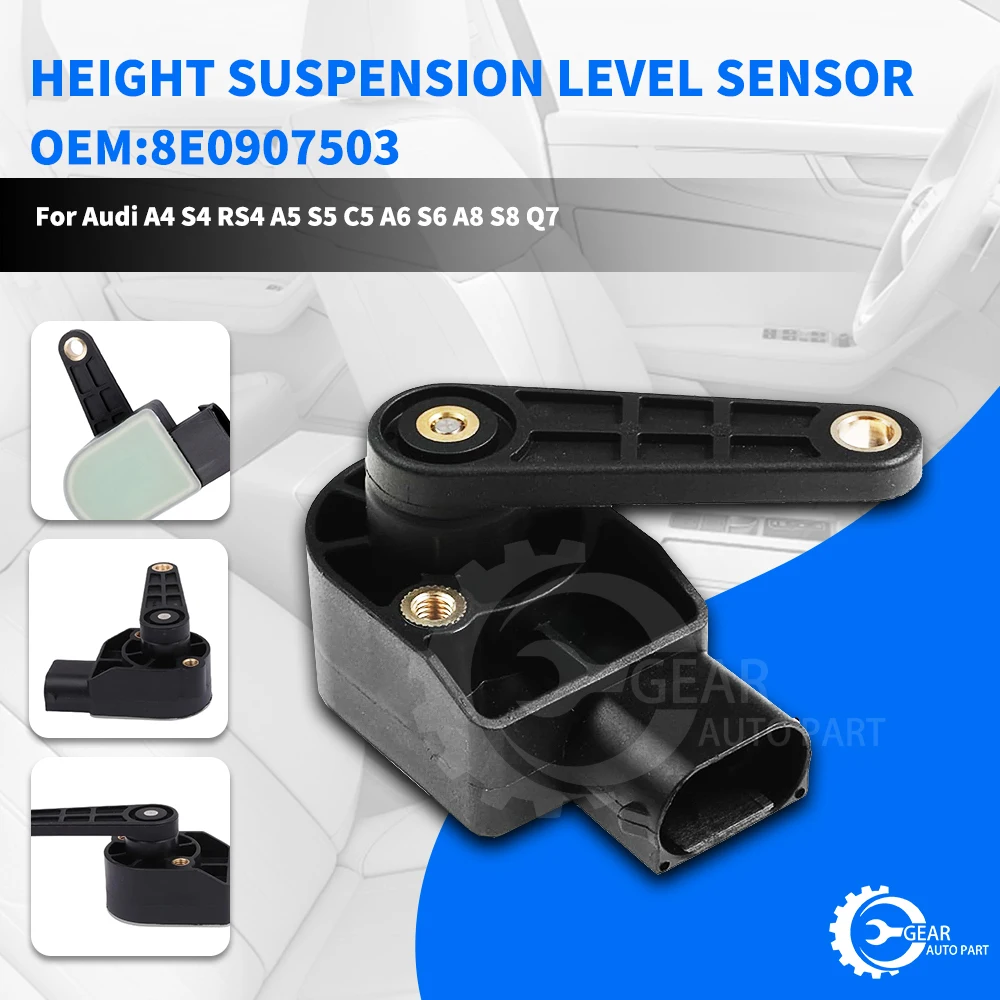 8E0907503 8E0941285B New Height Suspension Level Sensor 7L0616571 For Audi A4 S4 RS4 A5 S5 C5 A6 S6 A8 S8 Q7