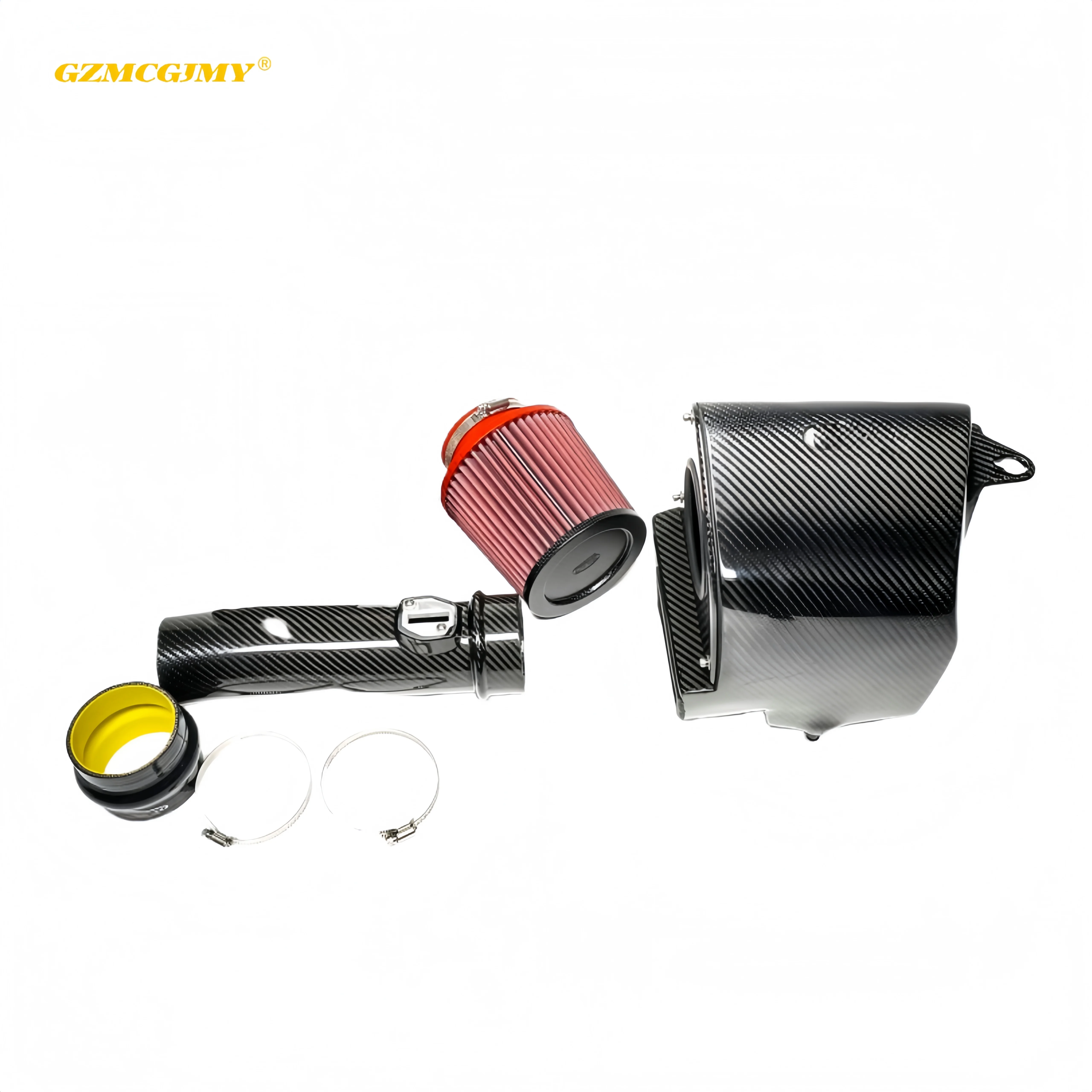 18- Real Dry Carbon Fiber Intake System For Jaguar XF XEL XFL 2.0T GTR Air Intake Pipe(Excluding Carbon Fiber Air Inlet)