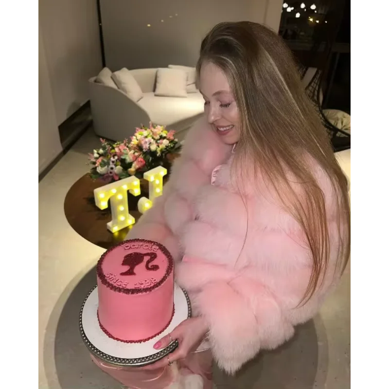 

НОВИНКА Faux Waschb Tud Pelzmantel Frauen Jacke Luxus Mantel Frauen Winter Flauschige Jacke Dicke Warme Pelzigen Pelz Верхняя одежда