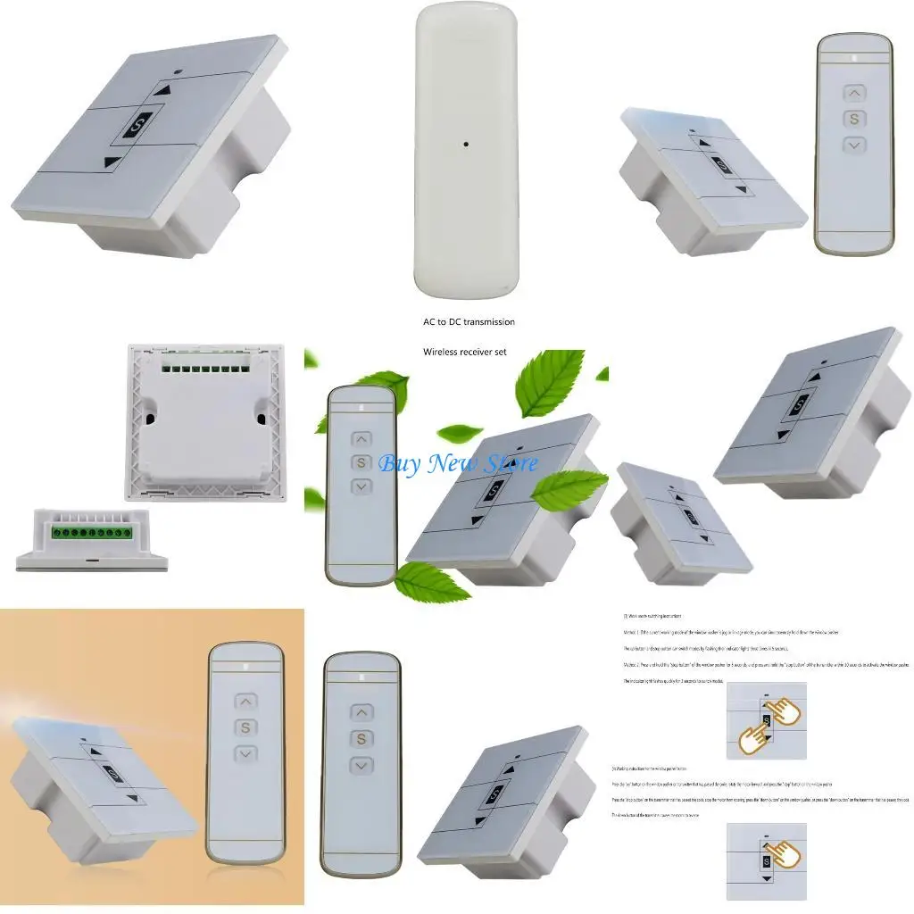 

20CE Switches Actuators Shutter Blind Controller Driver Receiver For Window Opener Skypight Pusher 433Mhz