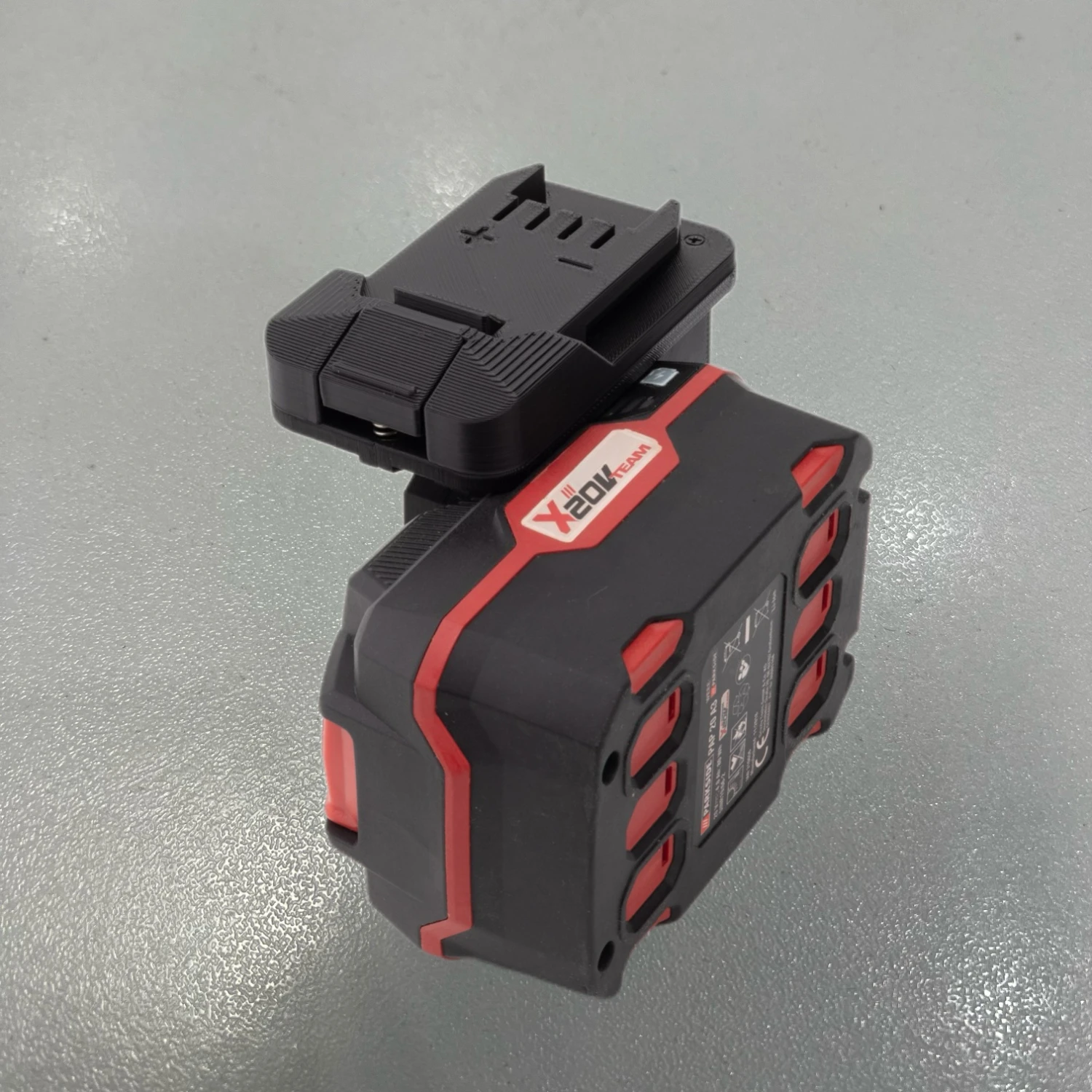 

One To Two Batteries Parallel Portable Power Tool Battery Converter for Lidl Parkside X20V Li-Ion Battery (No Battery)