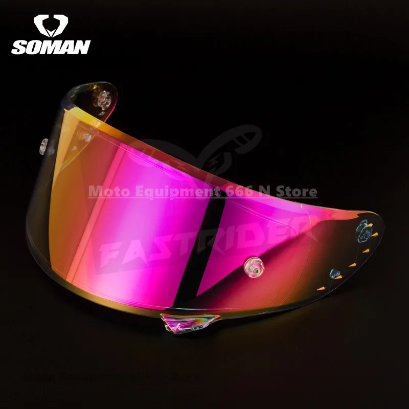 Оригинальные линзы для мотоциклетного шлема SOMAN, подходящие для модели SM961S SM961 SM-X7 SM-X8, антибликовые линзы для шлема