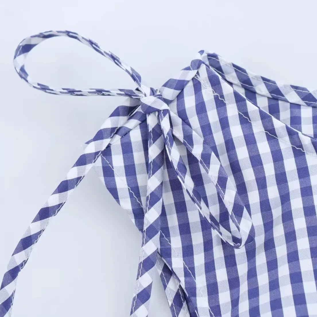 

JNLEAOG Новый женский модный полосатый топ с завязками на талии из полиэфирного волокна, круглый Ne ort Sve Casual Sle