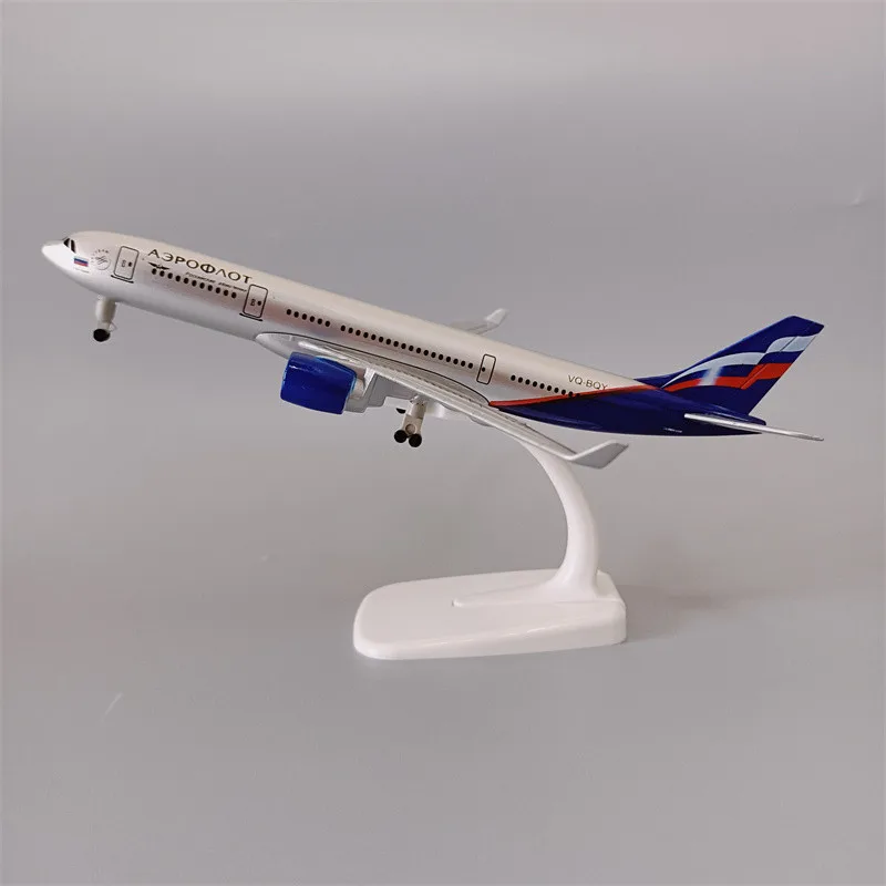 20cm The Russian International Airlines Aeroflot-Russian Airlines Airbus A330 airplane models child Birthday gift plane models