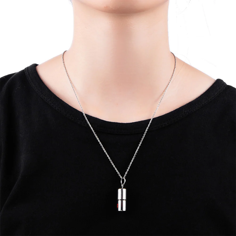 薬ペンダントネックレス ステンレススチール レディースファッションジュエリー 日常パーティー 結婚式 記念日 誕生日プレゼント