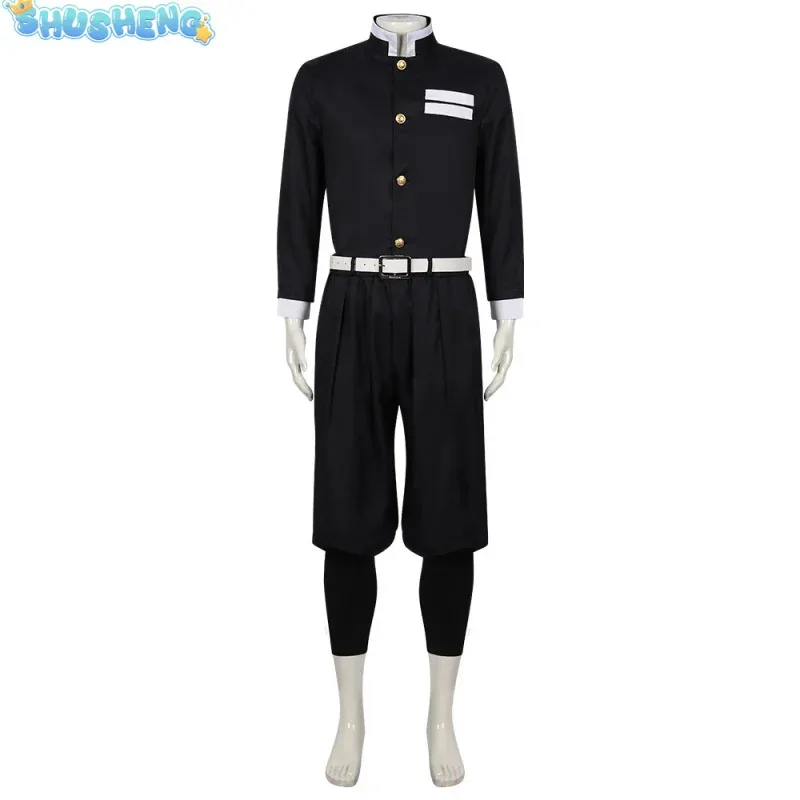 Perruque de Costume de Cosplay, Anime Demon Slayer Kimetsu No Yaiba Iguro Obanai Haori, accessoire serpent blanc, Costume d'halloween