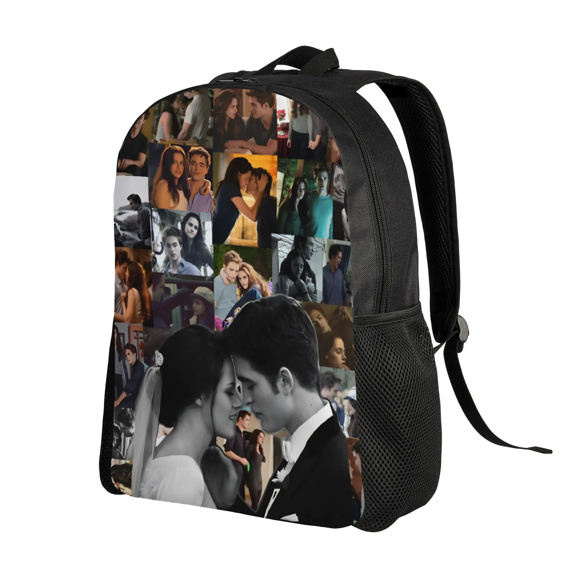 The Twilight Saga Movie Backpack Outdoor High School Business Bella Edward Vampire Daypack for Men Women Laptop Shoulder Bag