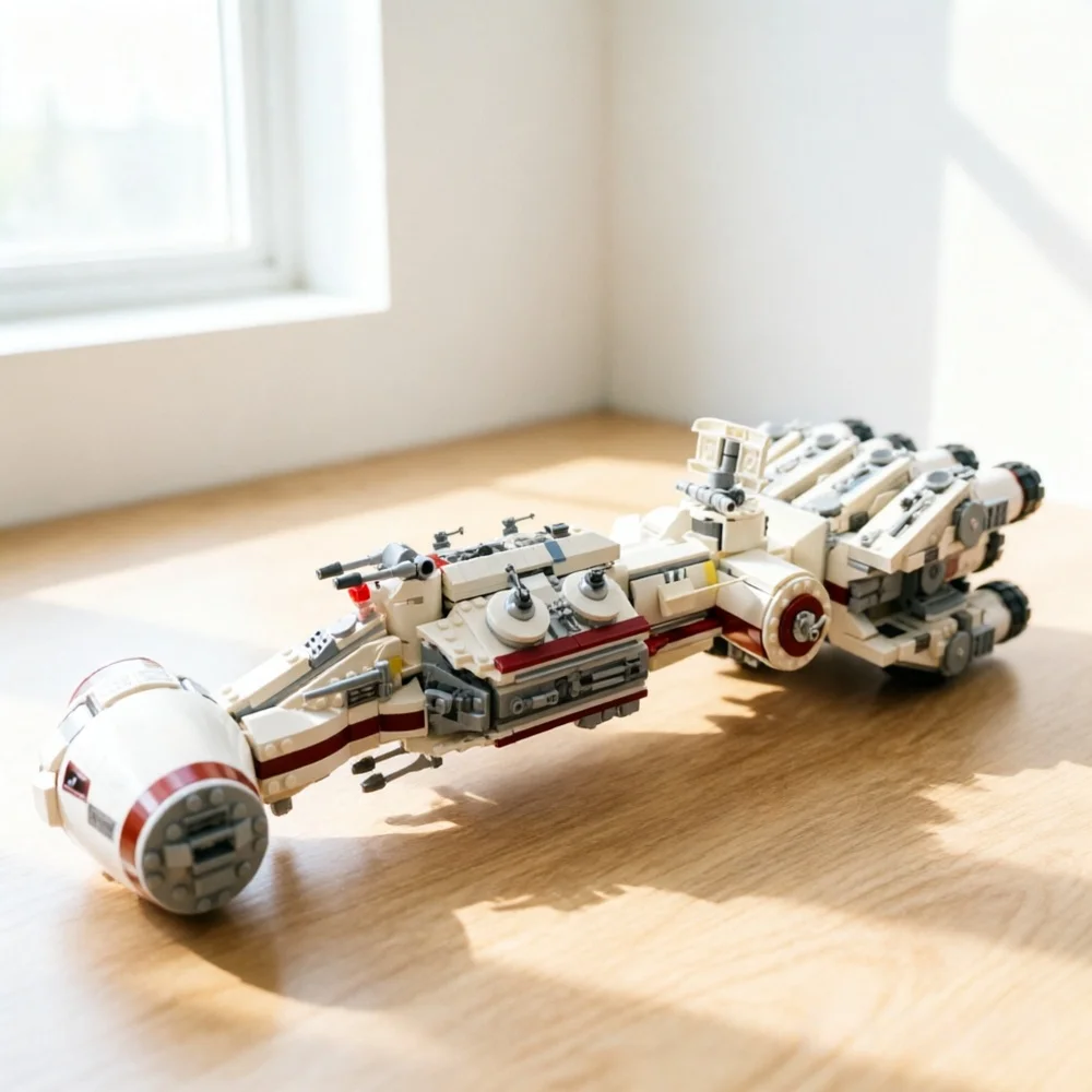 Hot Sale Space Battle Galaxy Ship Building Blocks 1768pcs 6 Figures Model Assembly Bricks Adult Gift Toy - view 3