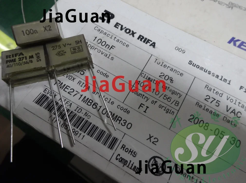 10PCS KEMET RIFA PME271MB6100MR 0.1UF 275VAC P15 100NF 104/275VAC PME271MB 0.1U 100N275VAC free shipping