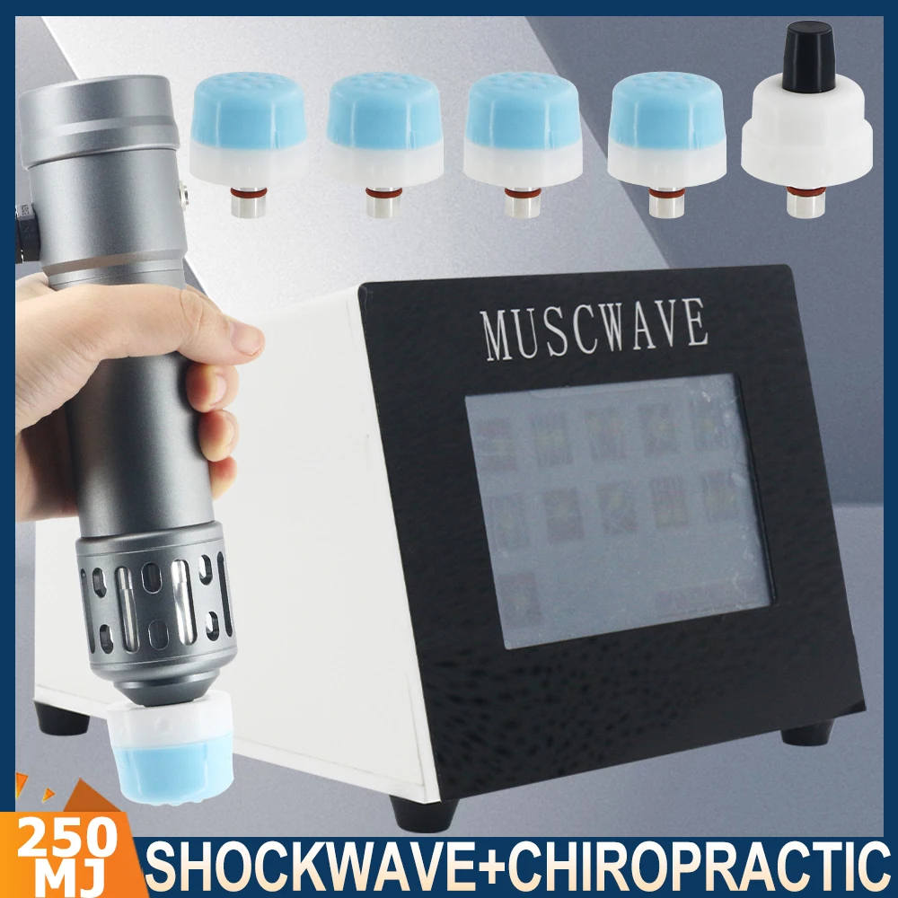 

250MJ Portable Shockwave Chiropractic For ED Treatment Profrssional Shock Wave Therapy Machine Pain Relief Relaxation Massager