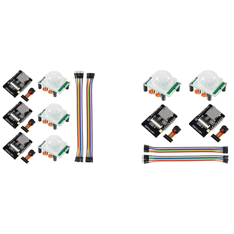 Top Deals ESP32-CAM Camera Module ESP32 Wireless OV2640 Camera Module + For HC-SR501 Pir Motion IR Sensor Body Module