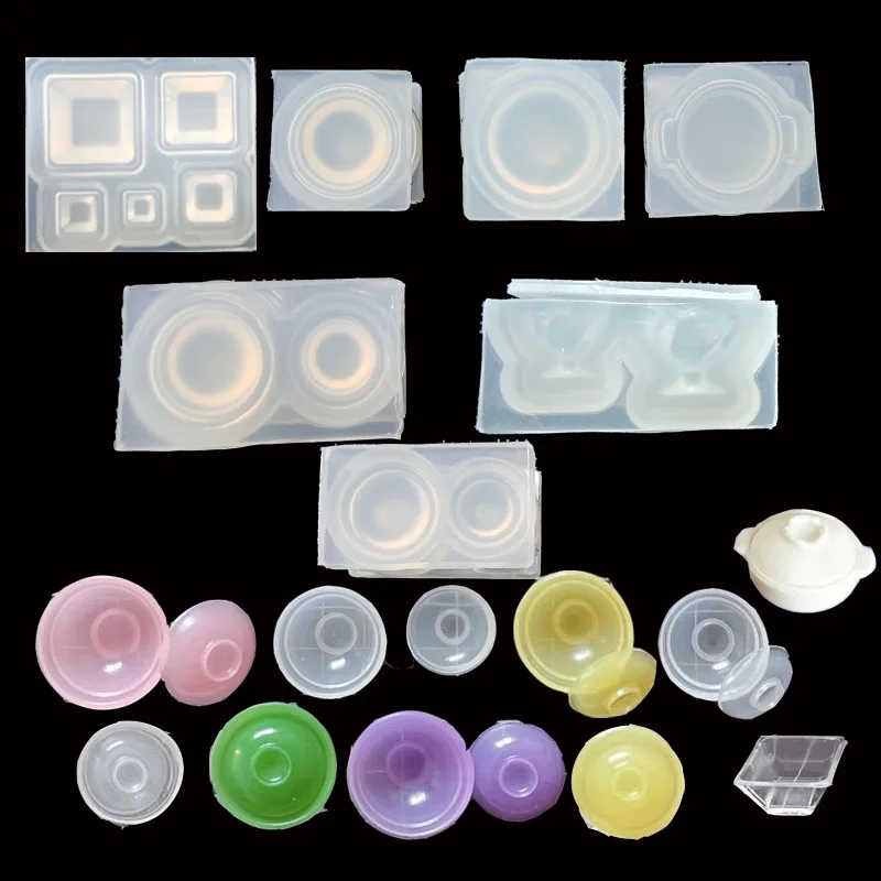 DIY Mini Pot Bowl Shaped Silicone Jewelry Tool Jewelry Mold Jewelry Accessories