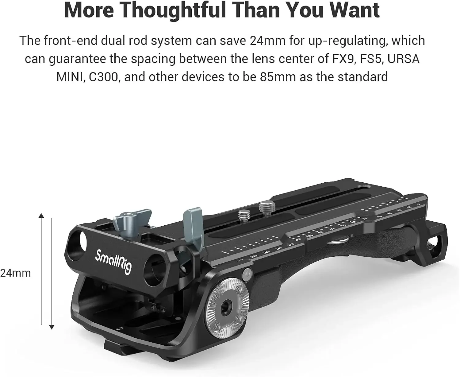 

NEW SMALLRIG Quick Release Shoulder Plate for VCT-14 Tripod Adapter with Rosettes - 2837