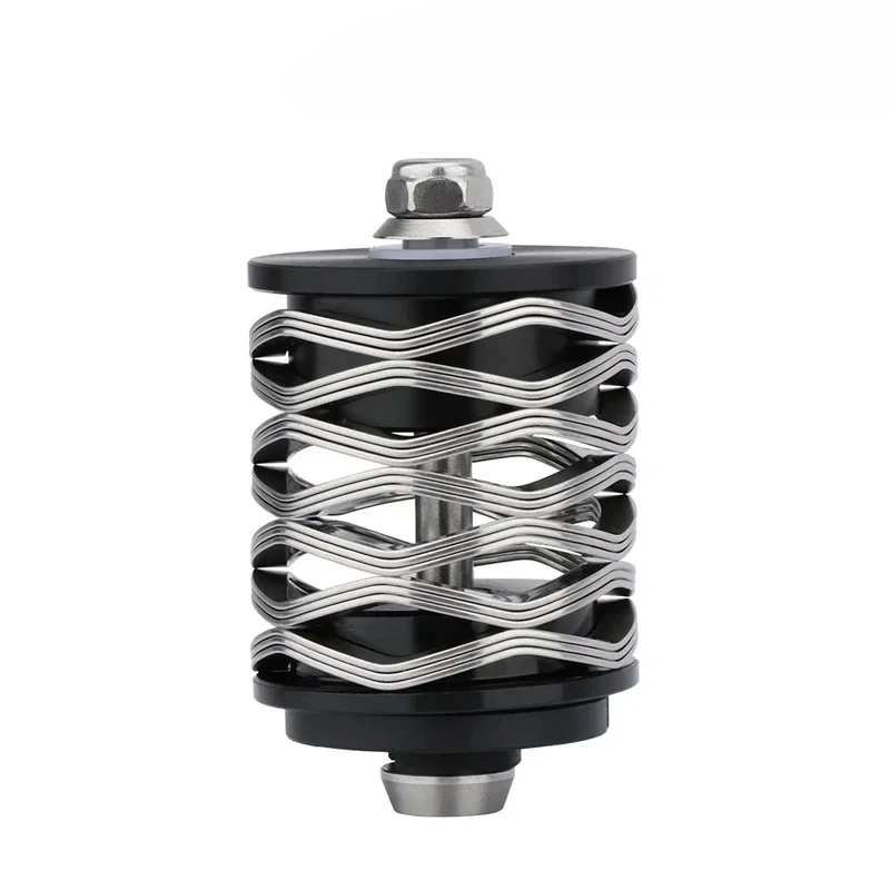 Double Spring Rear Shock Absorber Spring Suspension, Titanium/Steel Axle for Folding Bike Suspension