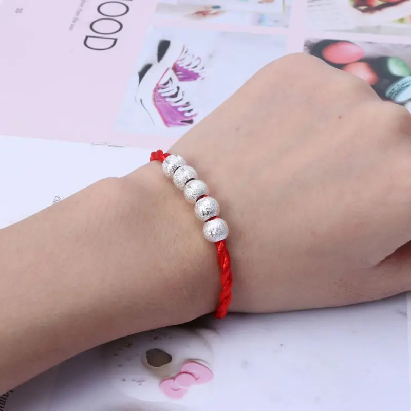 Chinese Lucky Braided Red String Bracelet Amulet Good Luck Red Rope Bracelet Handmade Bangles Gift for Male Female