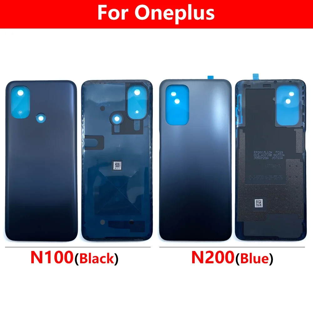 NEW Battery Back Cover Glass Rear Door Housing Case Replacement with Sticker For OnePlus 9  9R  9Pro N100 N200 Nord 2