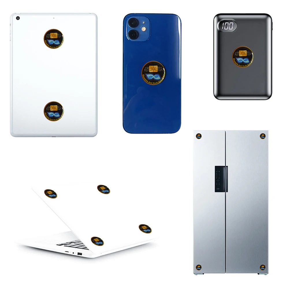 5 Pcs Cell Phone Protection Neutralizers Stickers Quantum Shield Sticker EMF Protection Anti-Radiation Stickers