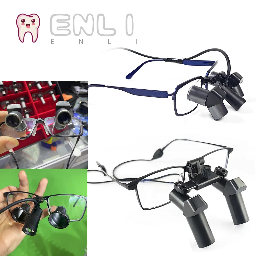 

Prism Medical Surgical Dental 2.5X-6.0X Kepler Binocular Magnifier ENT Dental Loupes With Titanium Frame