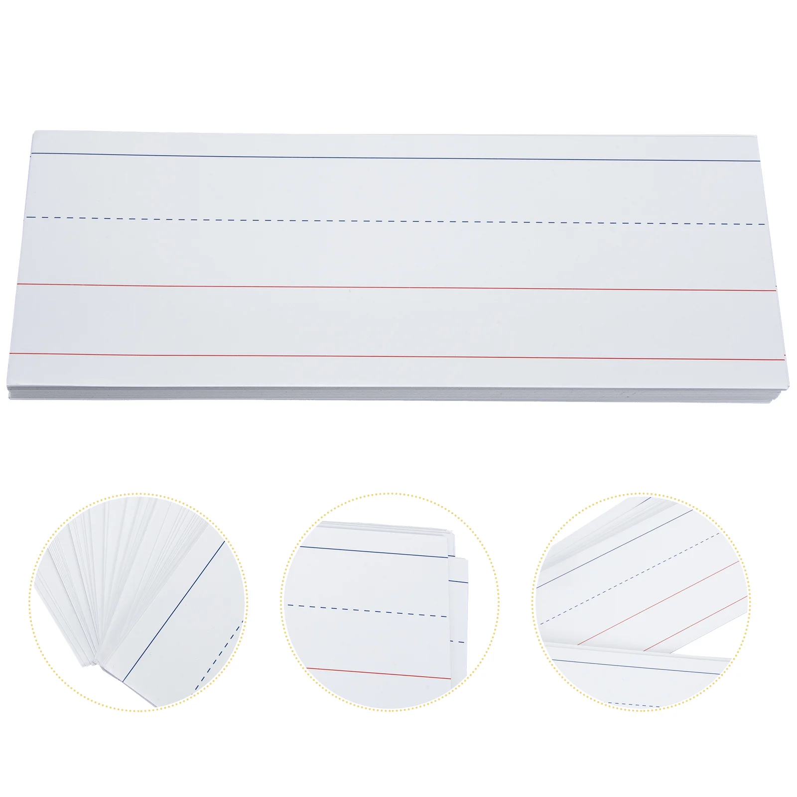 

White Board Lined Paper Whiteboard Strip Rewritable Cardboard Small Dry Erase Boards