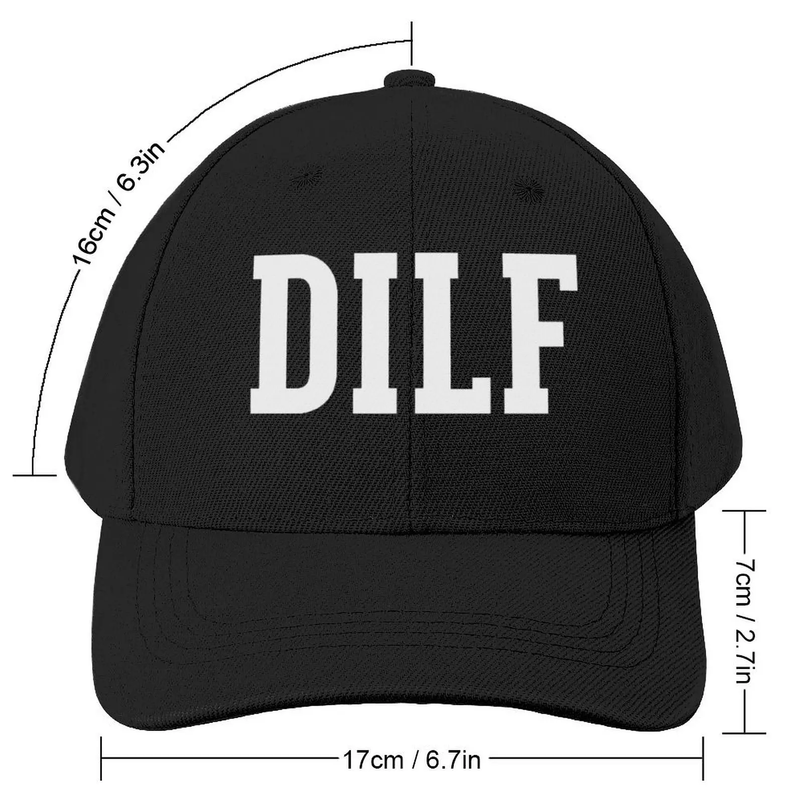 DILF Baseball Cap Trucker Cap Streetwear Hat Luxury Brand New Hat For Girls Men's