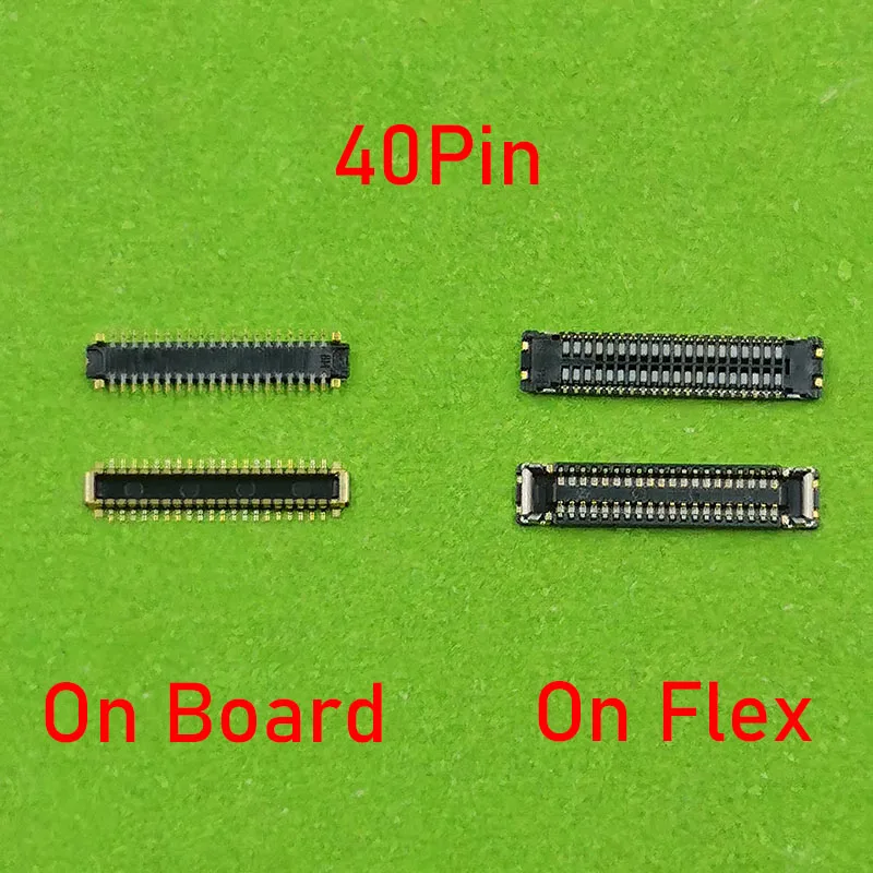 

2Pcs 40pin LCD Display FPC Connector On Logic Board For Xiaomi 10/10 Pro Mi9 Mi 9 SE CC9 9SE A3 Mi 9 Lite Screen Plug Port Flex