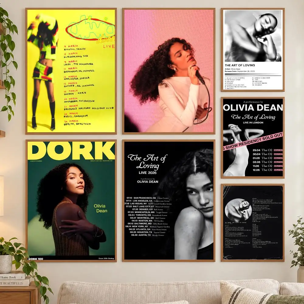 Singer O-Olivia D-Dean Poster HD art sticky wall waterproof home living room bedroom bar aesthetic decoration