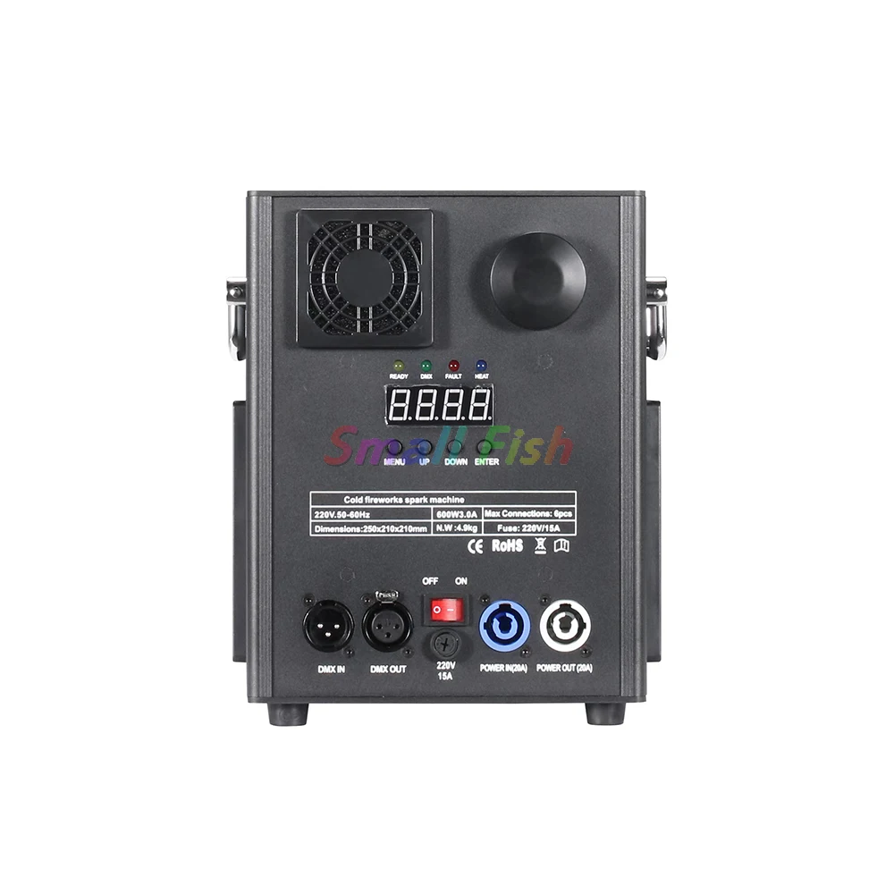 Electronic 600w Spark DMX Remote Cold Fireworks Special Effect Stage Sparkular Machine For Wedding Events Party Dj Decoration