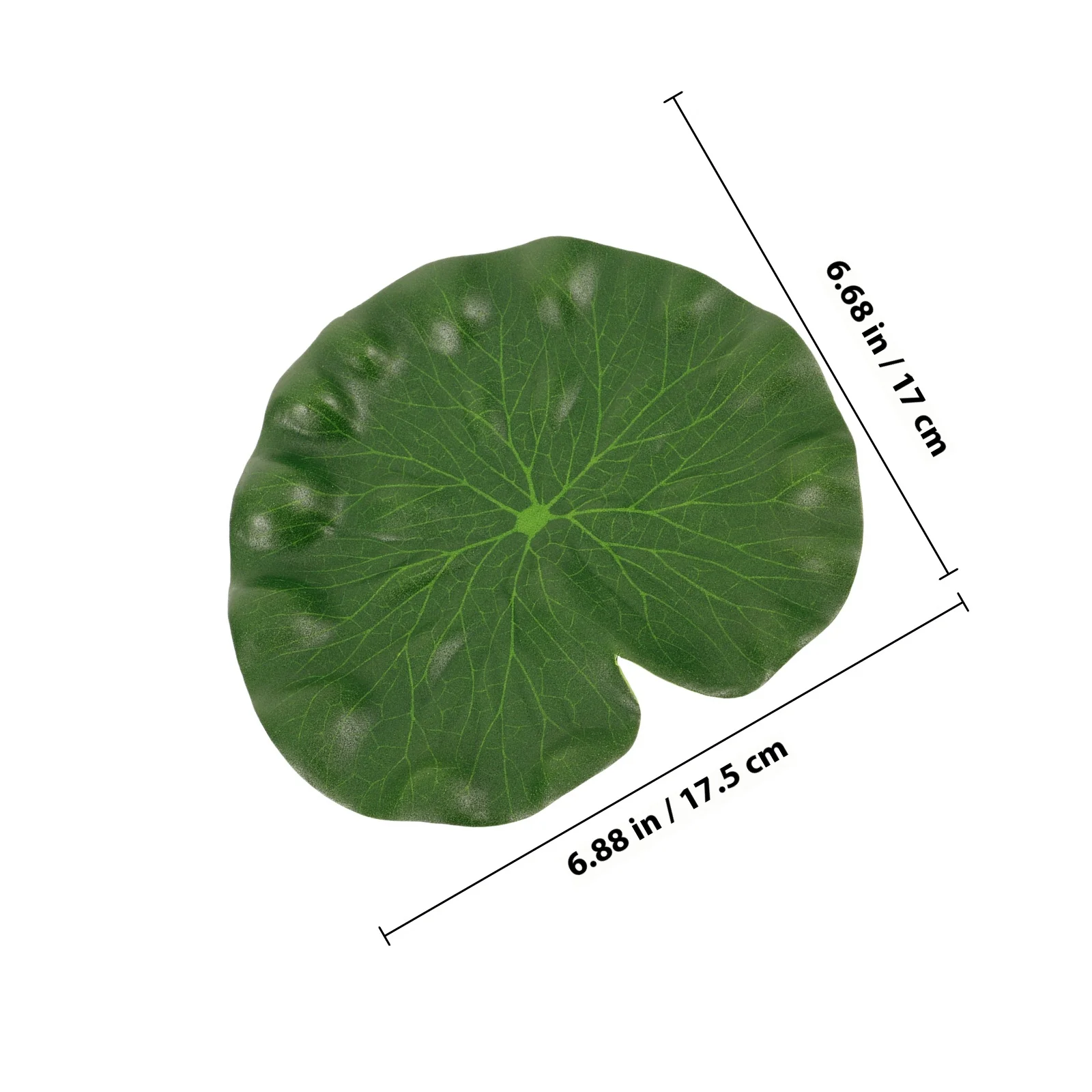 10개입 고급 인조 연꽃잎 18cm EVA 플로팅 워터 장식 잎 수족관 물고기 연못 녹색 플로팅 식물