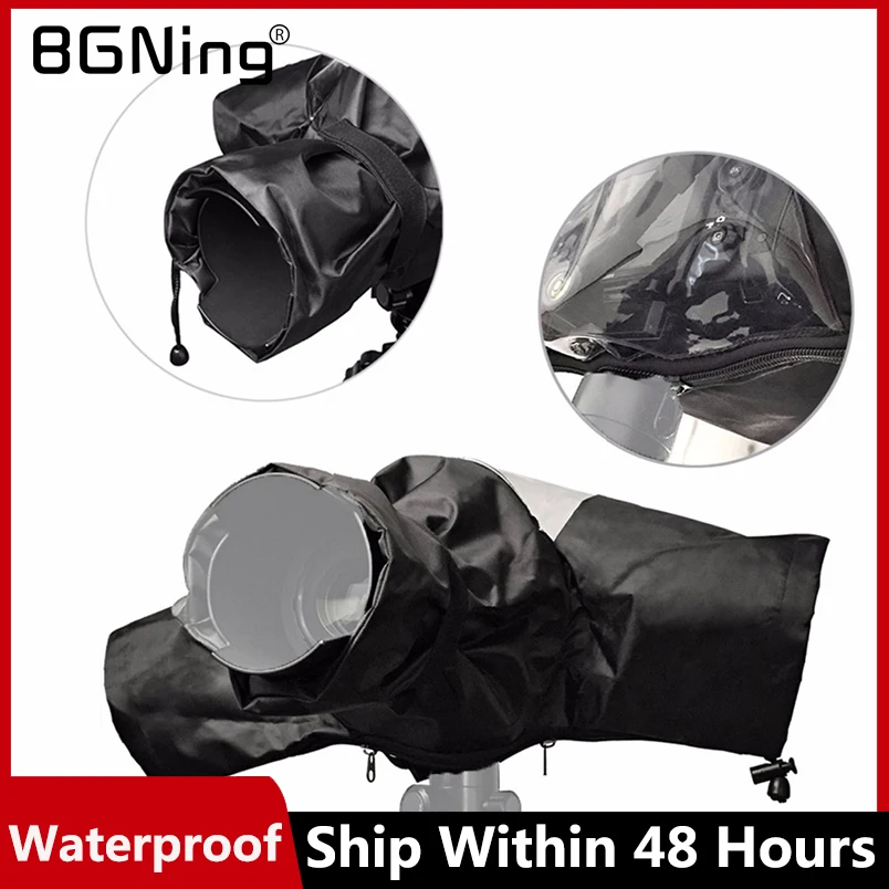 Outdoor Rainproof Rain Cover DSLR Camera Telephoto Lens Protector Waterproof Dustproof Raincoat for Canon Nikon Pentax Sony SLR