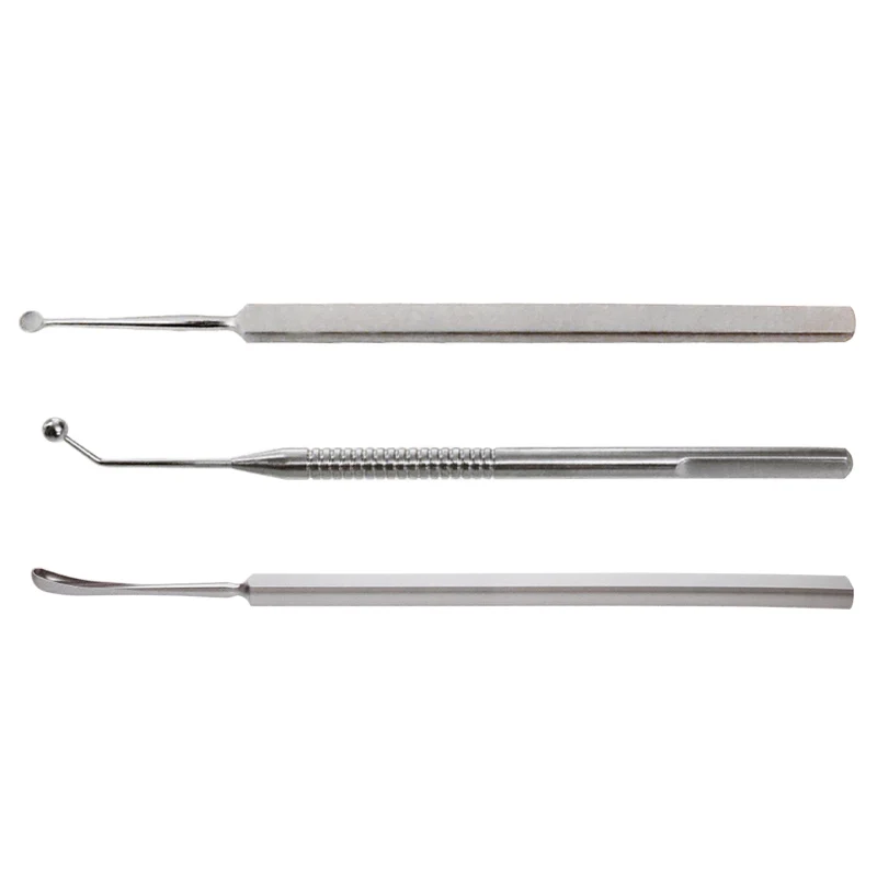 กล้องจุลทรรศน์ ophthalmic instruments Eye curette meibomian glland curette mollusc curette เครื่องมือสแตนเลส