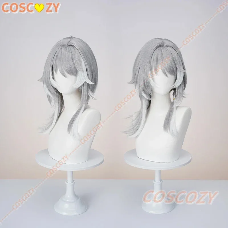 لعبة هونكاي: ستار رايل تشفير شعر مستعار كوسبلاي متدرج تشفير شعر مستعار كوسبلاي غطاء شعر مستعار جديد هدية مجانية