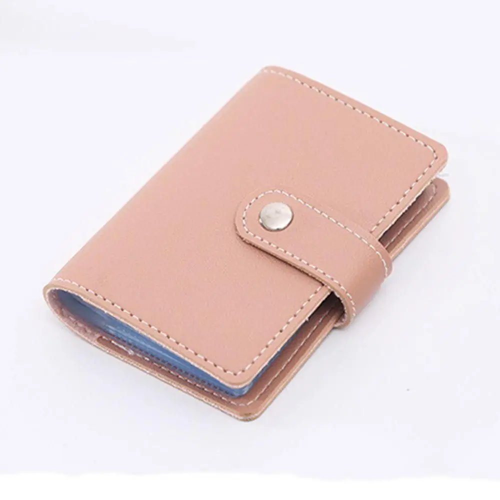 New Anti-theft ID Credit Card Holder Fashion Women\'s 26 Cards Slim PU Leather Pocket Case Purse Wallet for Women Men Female