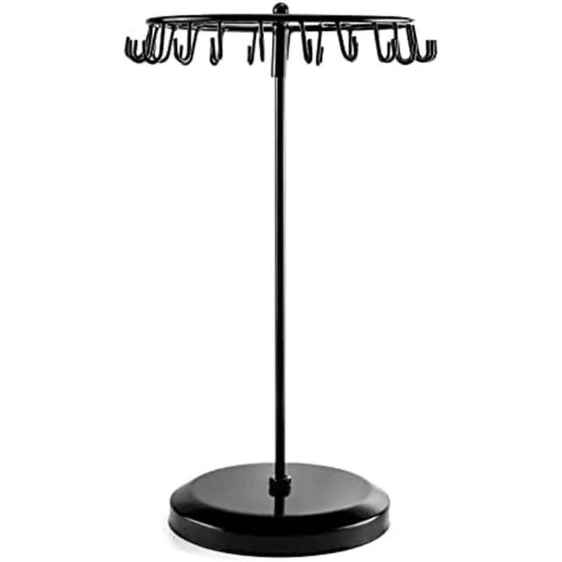AS94-2 Pcs Jewelry Tree Display Stand Spinning Bracelet Hanger Jewelry Display Props,With 23 Hooks