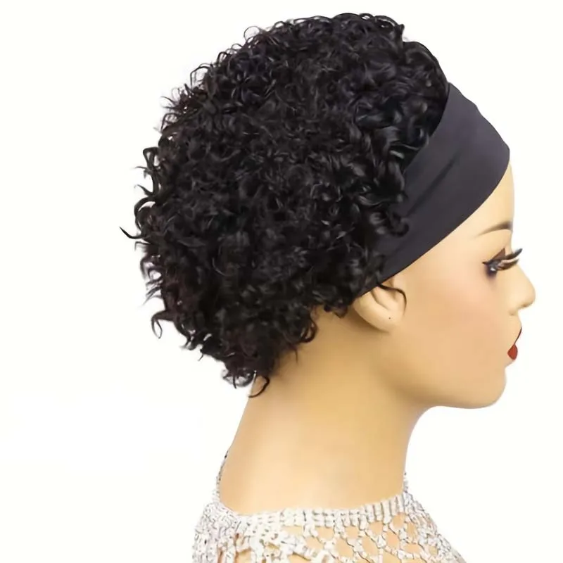 Thumbnail 2 - #76 Popular Human Hair Headband Wigs Choices