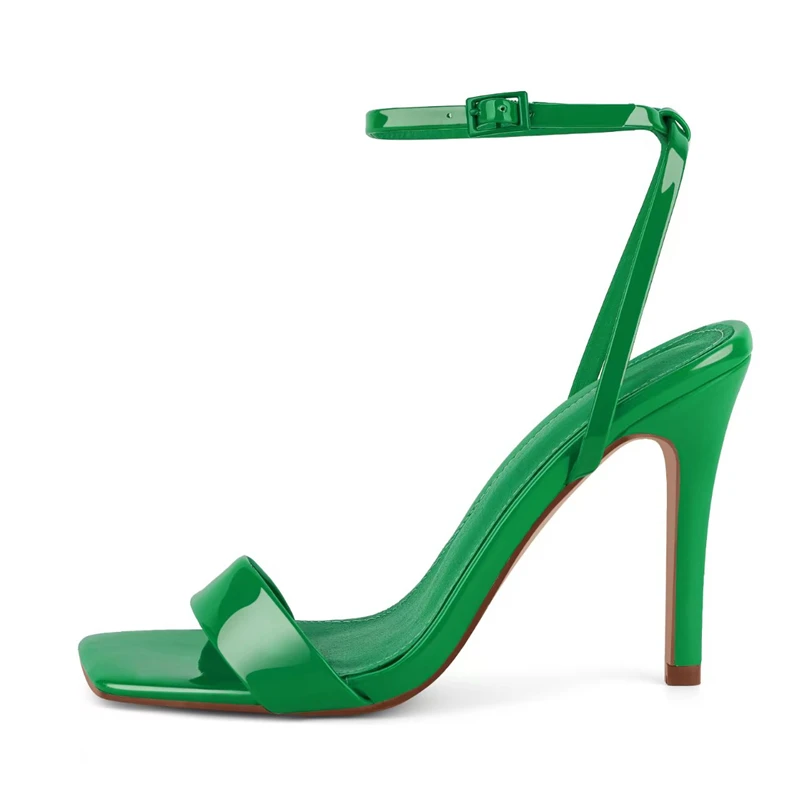 Sexy High Heels Summer Shoes for Women Sandals Luxury Ankle Strap Red White Gold Pink Silver Dance Party Footwear Shoes Lady view 3