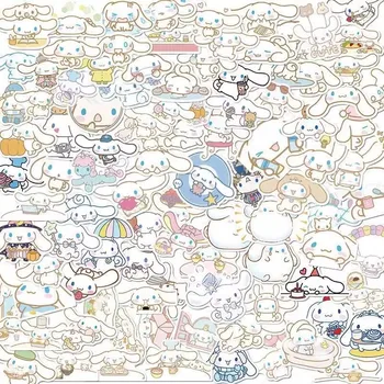 50/100pcs Carino Cinnamoroll Confezione di adesivi Custodia per telefono Cartoon Adesivi Anime impermeabili Giocattolo per bambini Pelle per laptop Adesivi Kawaii Sanrio