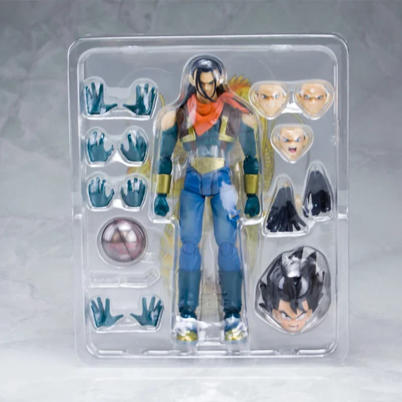 Auf Lager Original Original Bandai Anime Dragon Ball SUPER ANDROID 17 SHF Action Figure Sammeln Ornamente Modell Spielzeug Geschenke